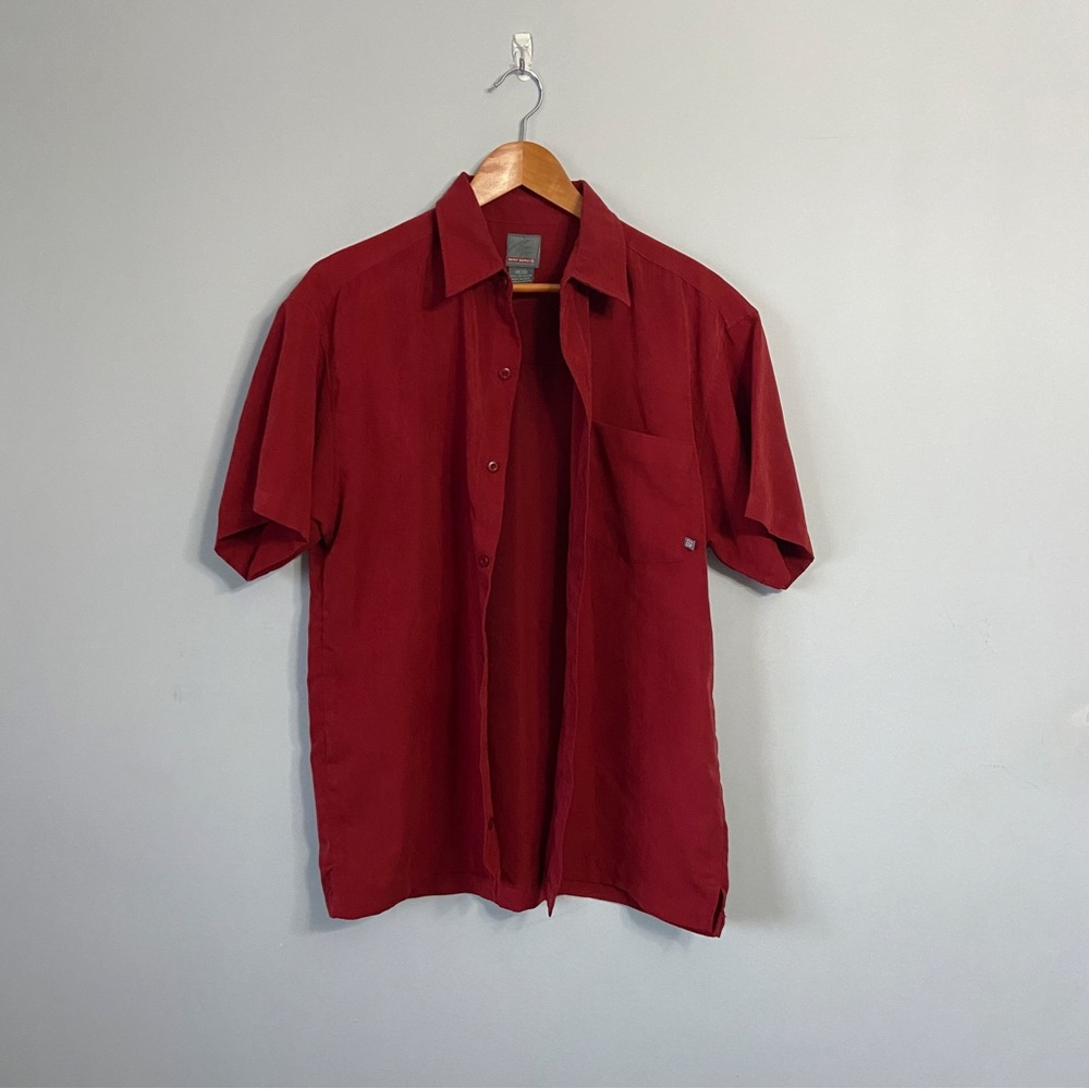 Red Button down T-shirts - Picture 2 of 4